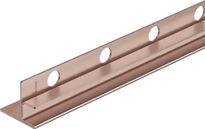Produktbild von Balneo | Gefälleprofil für Glas kupfer | FLOOR STRIPS | Edelstahl AISI 304 | Links 170 cm