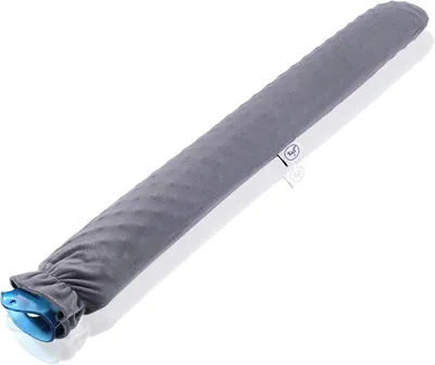 Zdjęcie produktu dla Termofor 80 cm, szary pokrowiec, 2,5 litra, na kark i ramiona