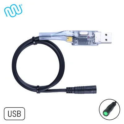 Produktbild von windmeile | USB programovací kábel, kompatibilný so stredným motorom Bafang BBS01 BBS02 BBHD, stredný motor, e-bike, elektrobicykel, pedelec