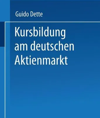Obrázek produktu pro Kursbildung am deutschen Aktienmarkt