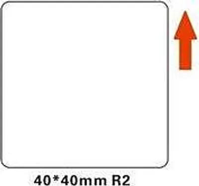 Image de Niimbot štítky R 40x40mm 180ks White pro B21, B21S, B3S, B1