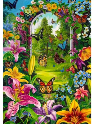Immagine prodotto di DIVERTITI CON la soluzione di Puzzle Garden 1000 pezzi