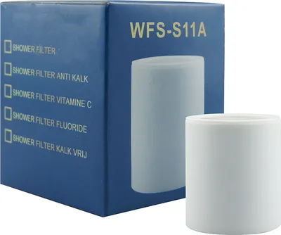 Image de Remplacement du filtre de douche WFS-S11A et WFS-S12B sans calcaire