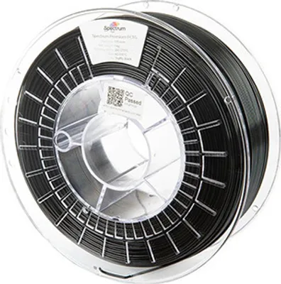 Produktbild von Spectrum 3D Filament, Premium PCTG, 1,75mm, 1000g, 80665, verkehrsschwarz