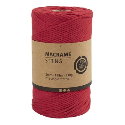 Image de Coord Macrame - Rood, 198m