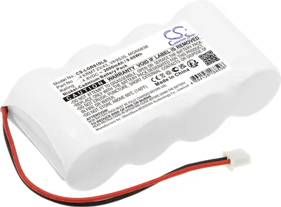 Image de TECHTEK Batterie compatible avec [Legrand] 61091, NGN0725, SEA39782, pour [Saft] 804284N remplace 4 KRMT 23/43, pour 4KRMT23/43, pour 803700, pour 80