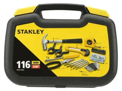 STANLEY BLACK+DECKER Werkzeugset 116-teilig im Koffer