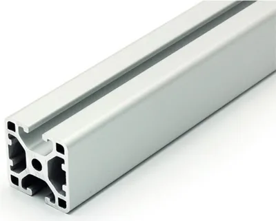 Produktbild von Länge 830mm - Aluminiumprofil 30x30L 2 Nuten verdeckt 180° I-Typ Nut 6 (leicht), silber eloxiert. Aluminium Profil 30x30 Alu Profil 30 x 30 Systemprofil