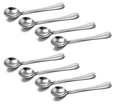 Besteck-Set 8-teilig, Löffel Gabel Messer, 19 cm, Edelstahl