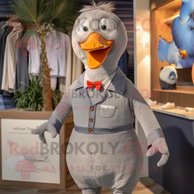 Produktbild von GrauGänse REDBROKOLY Maskottchen kostüm mit Strampler und Krawattennadeln