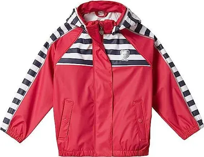 Produktbild von Steiff Regenjacke Pink, marine Streifen,Gr.122