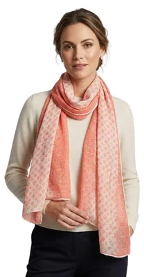 Immagine prodotto di Sciarpa da donna Guess in viscosa, color corallo, 180 cm