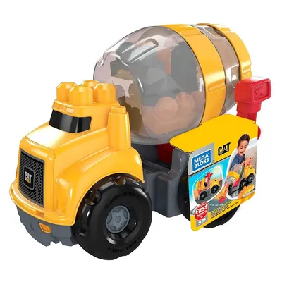 Produktbild von Mattel GFG11 - Mega Bloks - CAT - Bausteine Betonmischer, 10 Teile