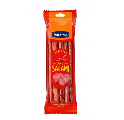 Produktbild von Tarczynski Snack Salami Pikantne 80g Mini Salami Würzig Protein Snack