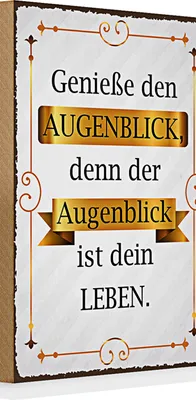 Produktbild von Holzschild Spruch 30x20cm ihr lacht weil ich anders bin