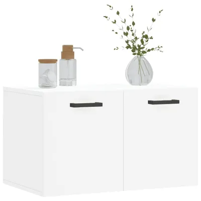 Produktbild von (Design 2026） Wandschrank Weiß 60x36,5x35cm Holzwerkstoff - HOMMIE 560643 - Kommoden