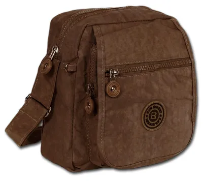 Produktbild von Bag Street Tasche Damenhandtasche Nylon braun 20x22x10 D3OTJ218N