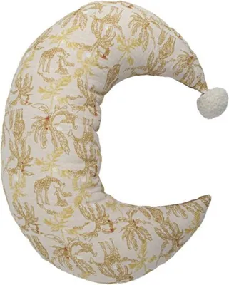 Immagine prodotto di Cuscino per bambini a forma di mezzaluna 30 x 40 cm - Beige