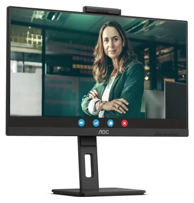 Produktbild von AOC Pro-line 24P3QW - P3 Series - LED-Monitor - 61 cm (24") (23.8" sichtbar) - 1920 x 1080 Full HD (1080p) @ 75 Hz - IPS - 300 cd/m² - 1000:1 - 4 ms - 2xHDMI, DisplayPort - Lautsprecher - Schwarz