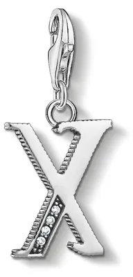 Produktbild von Thomas Sabo 1604-643-21 Charm-Anhänger Buchstabe X