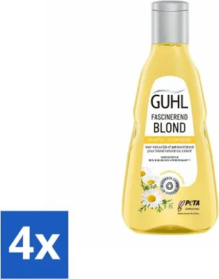 Zdjęcie produktu dla Guhl - Szampon - Colorshine Blonde - 250 ml - opakowanie ekonomiczne - 4 szt