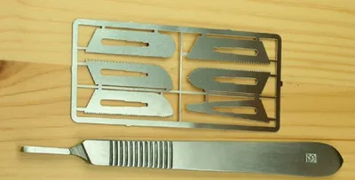 Produktbild von Krick Sägeklingen 6er Set + Skalpellgriff