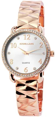 Produktbild von Excellanc Damenuhr mit Metallarmband