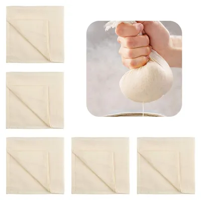 Produktbild von Set aus 5 Baumwollfiltertüchern zum Kochen