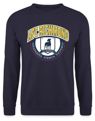 Produktbild von Spreadshirt Ted Lasso AFC Richmond Logo Uni Pullover, S, Navy