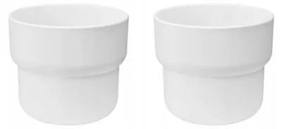 Produktbild von IKEA FÖRENLIG weiße Pflanzenschale 12 cm Polypropylen 2 Stück
