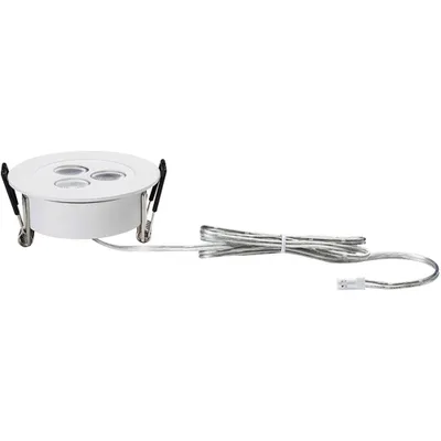 Productafbeelding van Paulmann Inbouwspots Flat LED, 1x3,6W, 350mA, 75mm, mat wit/aluminium