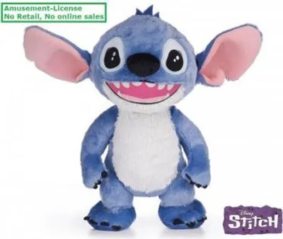 A plush toy of the character Stitch from Disney's Lilo & Stitch.