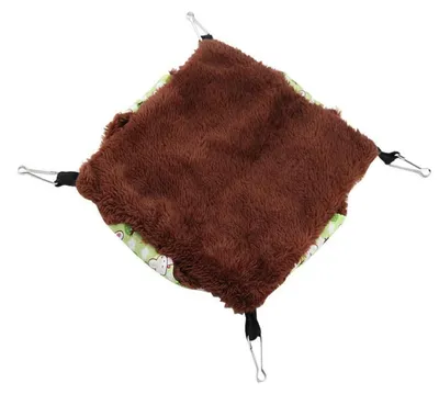 Produktbild von Hamster-Hängematte Doppelschicht Plüsch 20 x 20 cm für Kleintiere