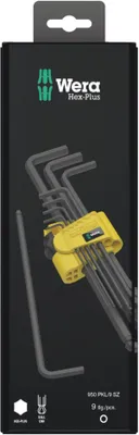 Obrázok produktu pre Wera 950/9 Sada kombinovaných kľúčov Hex-Plus Imperial 1 SB, imperiálny, BlackLaser - 05133180001