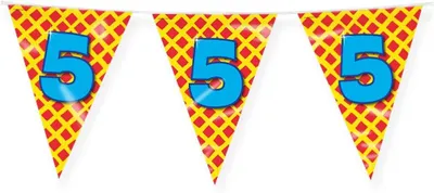 Imagen del producto de Guirnalda de banderines de colores, 10 metros, para decoración de cumpleaños