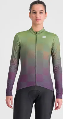 Image de Maillot de cyclisme à manches longues SPORTFUL pour l'hiver - ROCKET THERMAL - Vert S