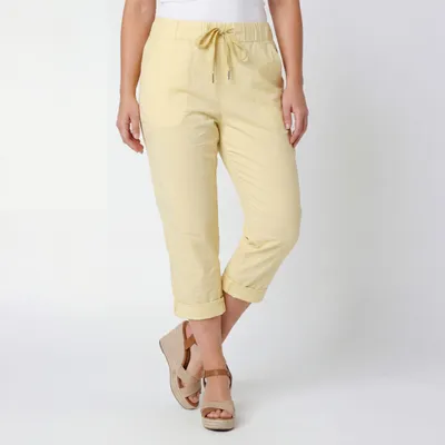 Produktbild von Caprihose Kurze Sommerhose mit Stretch 36 bis 48 Schlupfhose für Damen