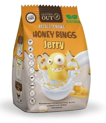 KÓŁKA ZBOŻOWE MIODOWE BEZGLUTENOWE 375 g - JERRY GLUTEN OUT
