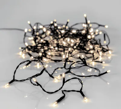 Zdjęcie produktu dla Lampki choinkowe LED 180 diod 12m białe ciepłe 3000k