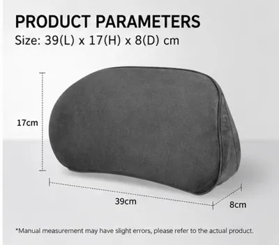 Produktbild von STUNQ® Memory Foam Lendensteun Kissen Ergonomisch Rückenkissen gegen Rückenschmerzen für Auto- und Bürostuhl