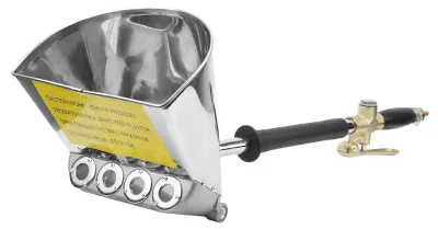 4-Düsen pneumatische Zement-Mörtelspritze, tragbar, 500 ml