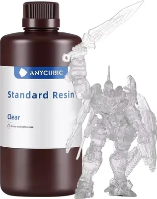 Obrázek produktu pro pryskyřice pro 3D tiskárny, vysoká přesnost, snadné použití, 10 kg CLEAR
