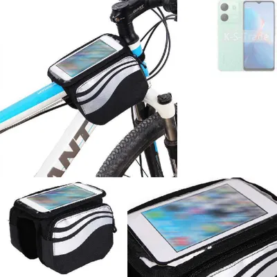 Produktbild von K-S-Trade Rahmentasche Fahrrad-Halterung kompatibel mit Infinix Smart 7 (6515) Rahmenhalterung Fahrrad Handyhalterung Fahrradtasche Handy Smartphone