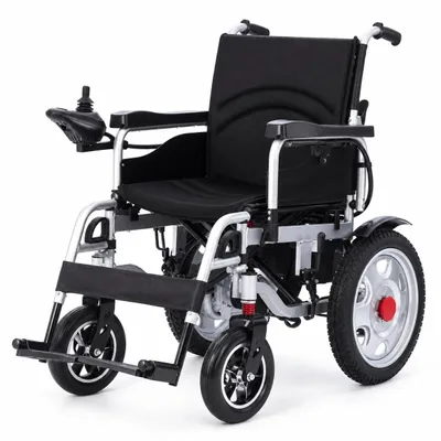 Produktbild von Elektrorollstuhl J27 XL mit extra breitem 56-cm-Sitz, faltbar, 2×250 W, 12Ah, bis 150 kg
