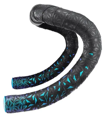 Immagine prodotto di Supacaz Super Sticky Kush 2200x30x2,5 mm inPoliuretano+ tappo, nastro manubrio nero  Nero, taglia unica