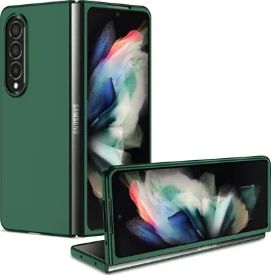 Obrázek produktu pro Samsung Z Fold4 5G Pouzdro, tenké tvrdý PC odolné proti poškrábání pouzdro pro Samsung Galaxy Z Fold 4 5G zelené
