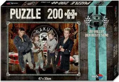Immagine prodotto di Noris Spiele 606031244 - V8 Puzzle Du willst der Beste sein - Team Barakudas, 200 Teile