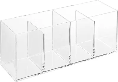 Zdjęcie produktu dla Organizer z 4 przegródkami "selena" przezroczysty - 5 five simply smart