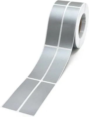 Productafbeelding van Zelfklevende kraslabels, 500 stuks, 48 x 15 mm, grijs, voor verrassingskaarten