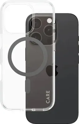 Immagine prodotto di PanzerGlass CARE by ® Custodia trasparente Urban Combat m. Schwarz MagSafe iPhone 16 Pro, Cover, Apple, Apple - iPhone 16 Pro, Trasparente